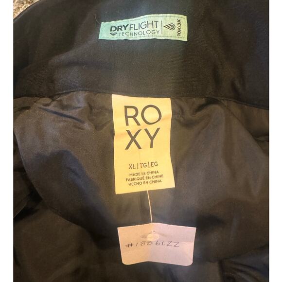 Roxy Women’s Dry Flight Technology Black Snow Pants Size XL Waterproof Insulated - Picture 6 of 8